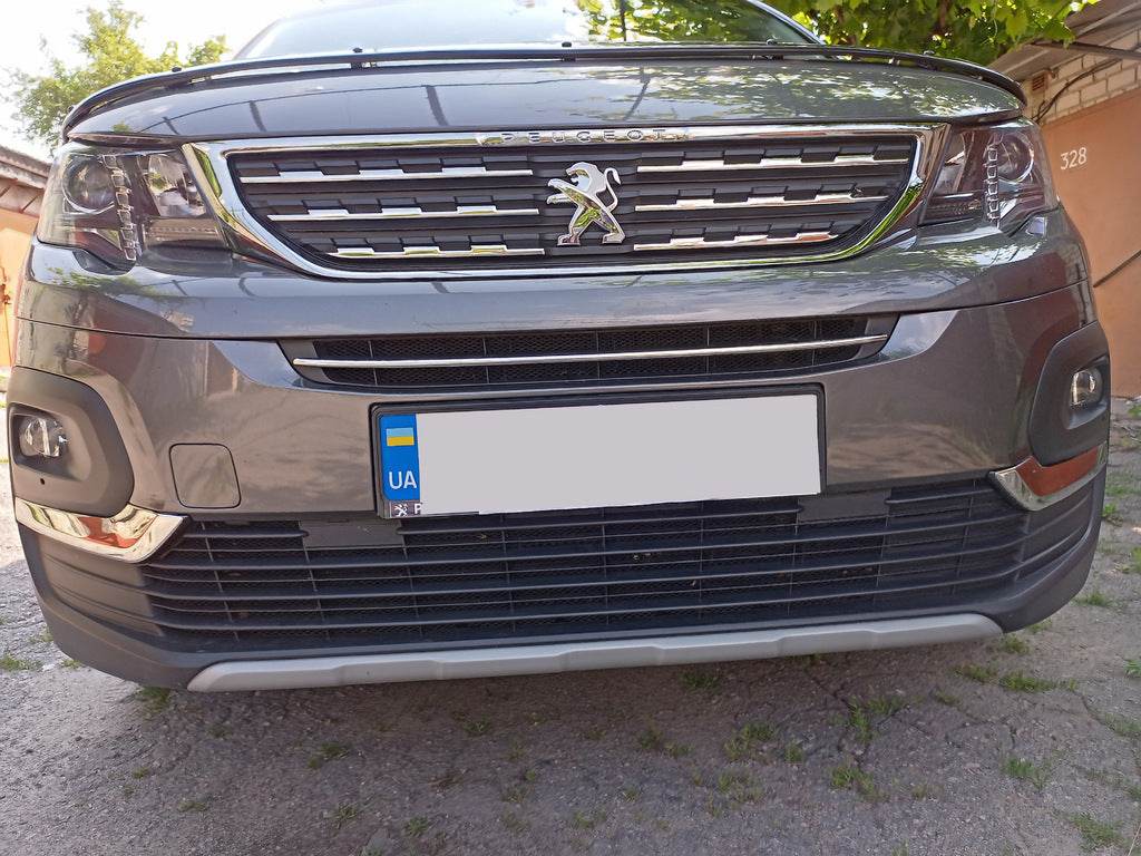 Covers for fog lights (2 pcs., stainless steel) for Peugeot Partner/Rifter 2019↗ - Reelken Auto