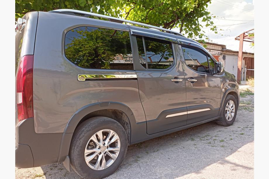 Sliding door moldings (2 pcs., stainless steel) for Opel Combo 2019↗ - image 1