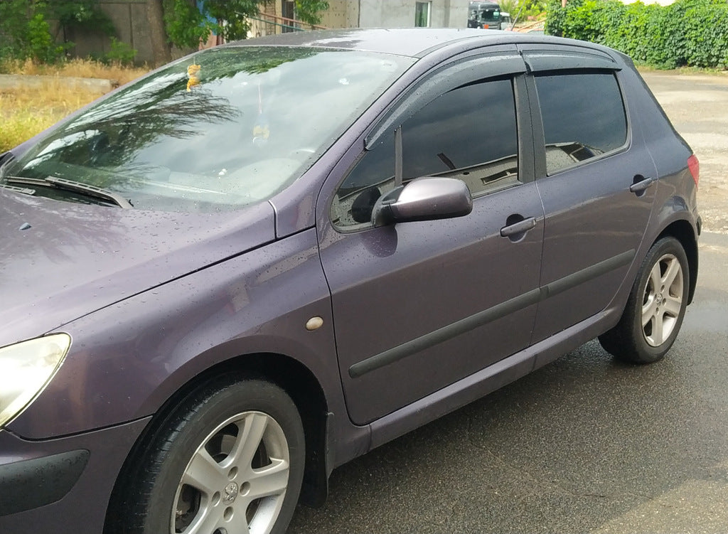 Window Deflectors HB (4 pcs, Sunplex Sport) for Peugeot 307 2001-2008 - image 3