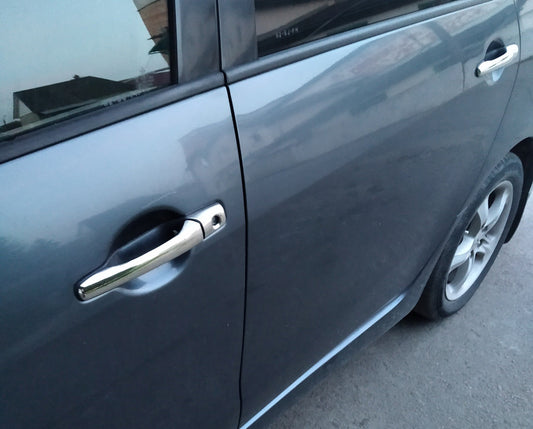 Covers for handles (4 pieces, stainless steel.) for Mitsubishi Grandis 2003-2011 - image 1