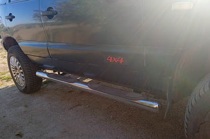 Side Bars (2 pcs, Stainless Steel) for Chevrolet Niva 1998-2020 - image 7