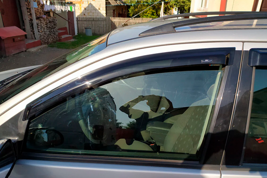 Window Deflectors SW (4 pcs, HIC) for Ford Focus I 1998-2005 - image 1