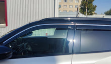 Window deflectors with chrome trim (4 pcs, Niken) for Peugeot 2008 2019- - image 1