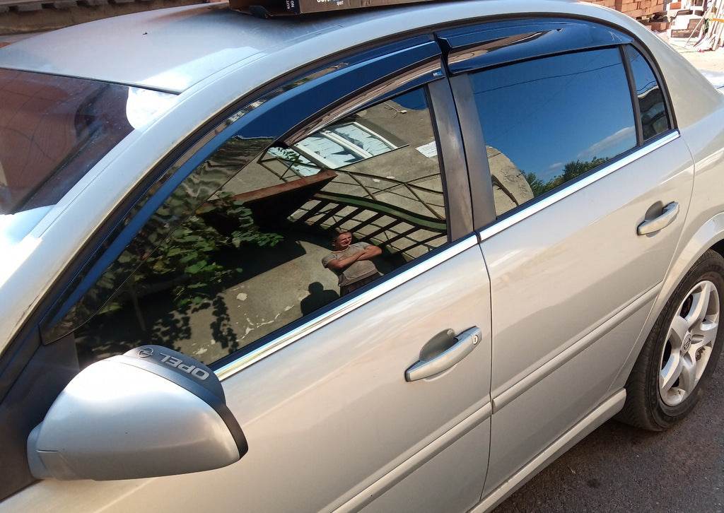 Visors SD (4 pcs, Sunplex Sport) for Opel Vectra C 2002-2008 - Reelken Auto