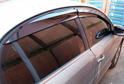 Visors SD (4 pcs, Sunplex Sport) for Opel Vectra C 2002-2008 - Reelken Auto