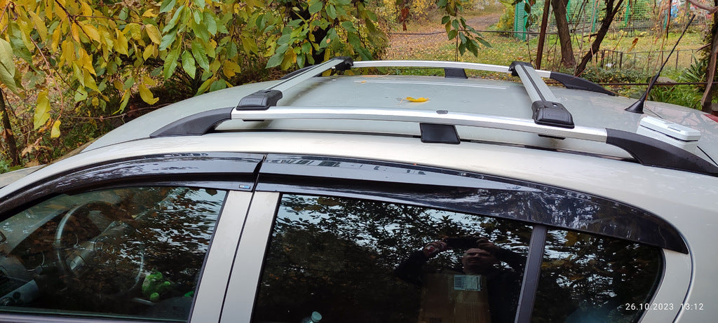 Cross the trunk, on plain rails under the key (2 PCs) for Opel Astra H 2004-2013 - image 1