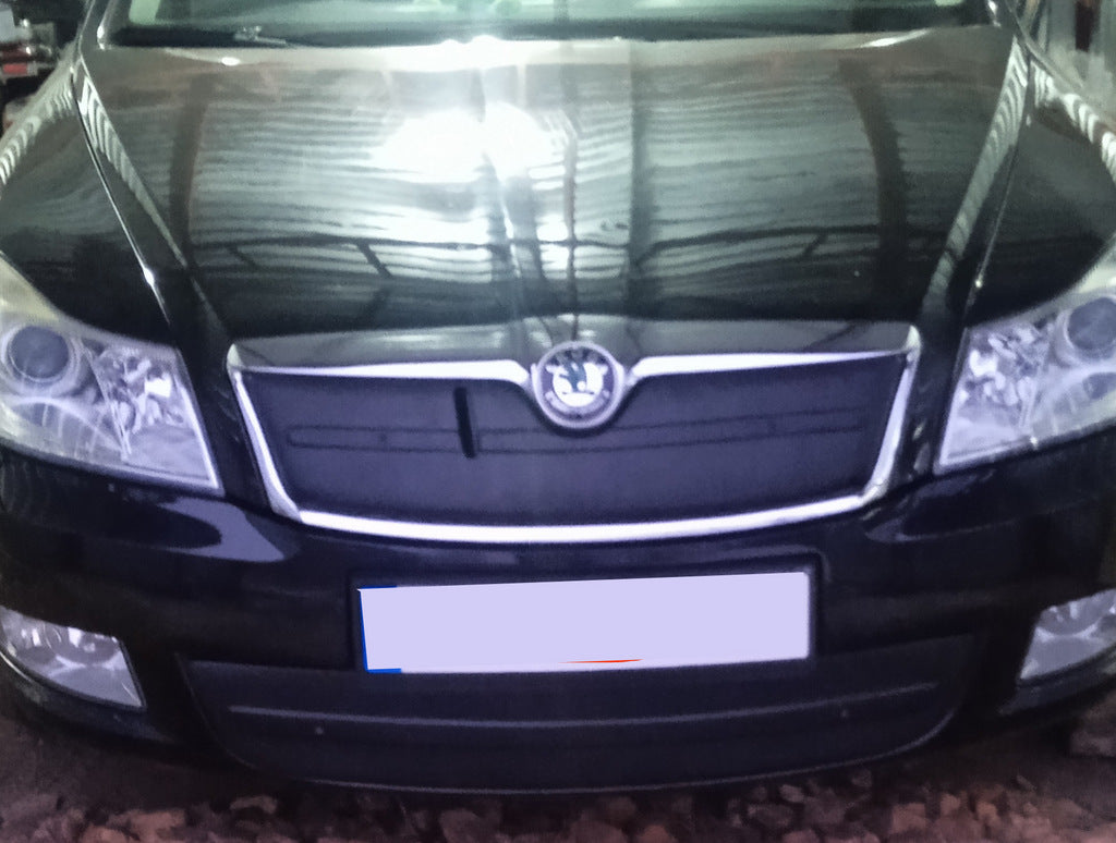 Winter cover on the grille (top) for Skoda Octavia II A5 2010-2013 - image 3