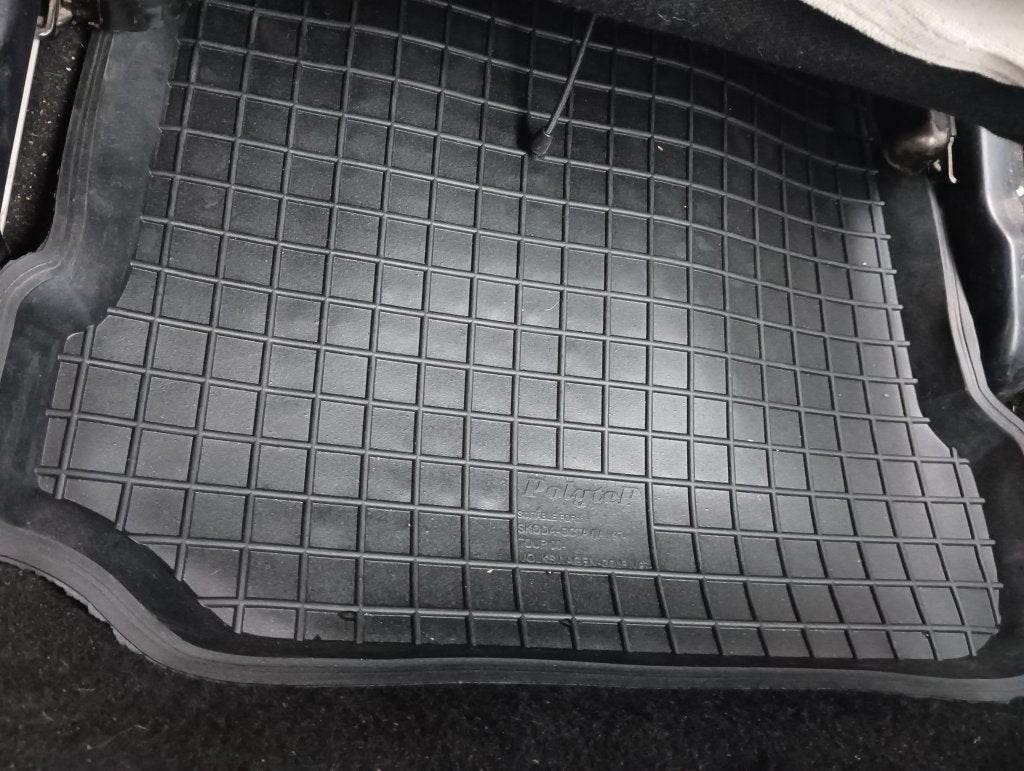 Rubber mats with the Board (4 PCs, Polytep) for Skoda Octavia I Tour A4 1996-2010 - Reelken Auto