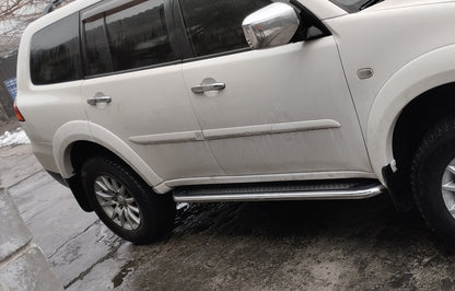 Side Steps Maydos V2 (2 pcs, Aluminum & Stainless Steel) for Mitsubishi Pajero Sport 2008-2015 - image 3