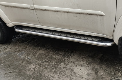 Side Steps Maydos V2 (2 pcs, Aluminum & Stainless Steel) for Mitsubishi Pajero Sport 2008-2015 - image 1