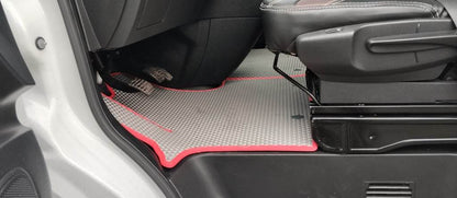 Mats (2 pcs, EVA, grey) for Opel Vivaro 2015-2019 - Reelken Auto