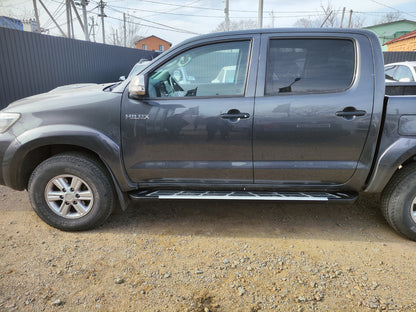 Side Steps Sunrise (2 pcs, Aluminum) for Toyota Hilux 2006-2015 - image 1