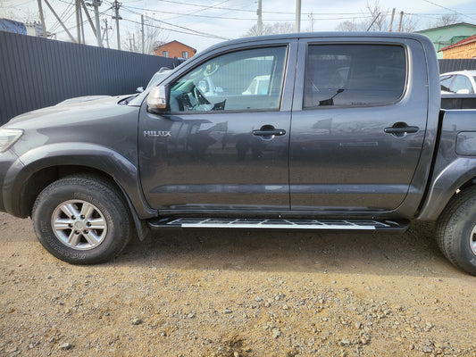 Side Steps Sunrise (2 pcs, Aluminum) for Toyota Hilux 2006-2015 - image 1