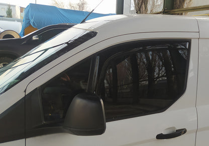 In-channel window deflectors (2 pcs, HIC) for Ford Connect 2014-2021 - image 1