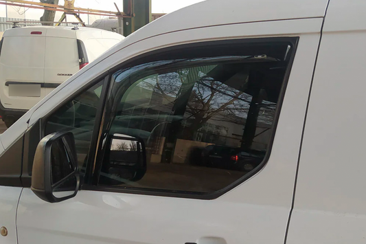 In-channel window deflectors (2 pcs, HIC) for Ford Connect 2014-2021 - image 2