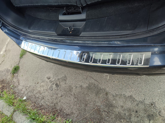 Rear Bumper Protector Carmos (Stainless Steel) for Nissan X-trail T32/Rogue 2014-2021 - image 2