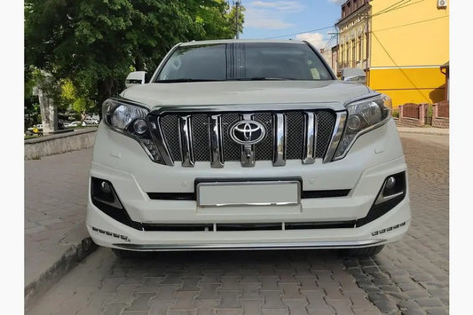 Front and Rear Bumper Guards Luxury (2013-2017) for Toyota Land Cruiser Prado 150 2009-2023 - image 1