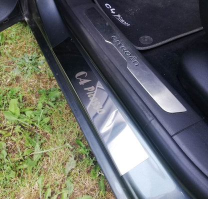Sill Carmos (4-piece, stainless steel.) for Citroen C-4 Picasso 2013-2022 - Reelken Auto