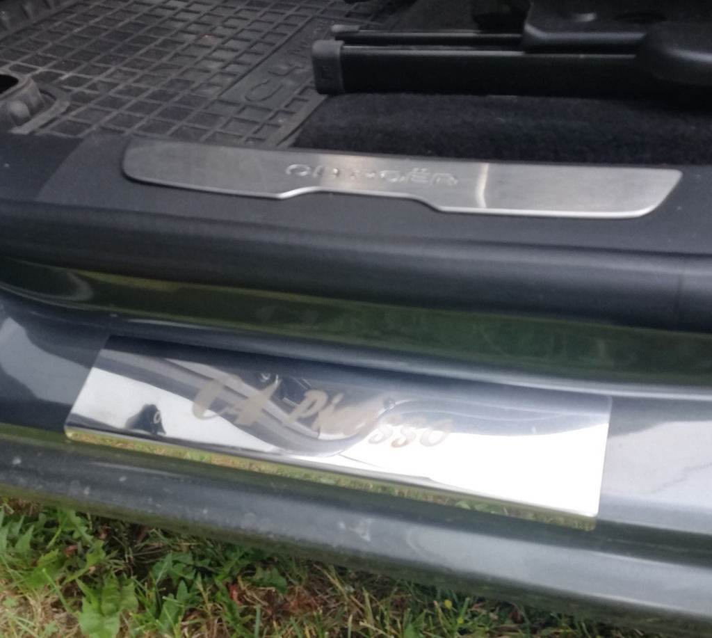 Sill Carmos (4-piece, stainless steel.) for Citroen C-4 Picasso 2013-2022 - Reelken Auto