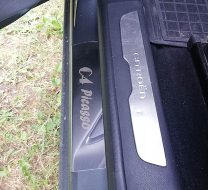 Sill Carmos (4-piece, stainless steel.) for Citroen C-4 Picasso 2013-2022 - Reelken Auto