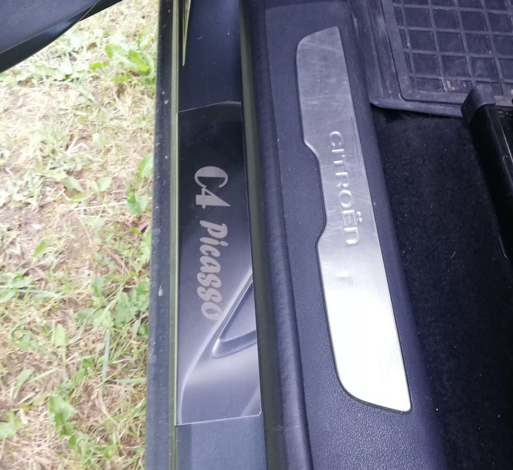 Carmos Door Sill Protectors (4 pcs, Stainless Steel) for Citroen C-4 Picasso 2013-2022 - image 6