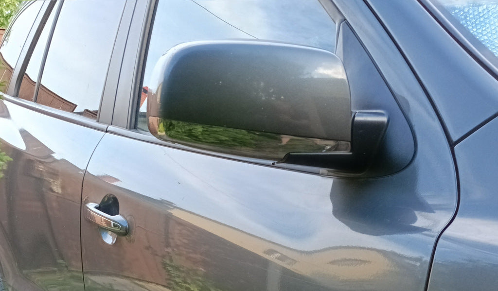 Mirror Covers (2 pcs, Stainless Steel) for Hyundai Santa Fe 2 2006-2012 - image 2