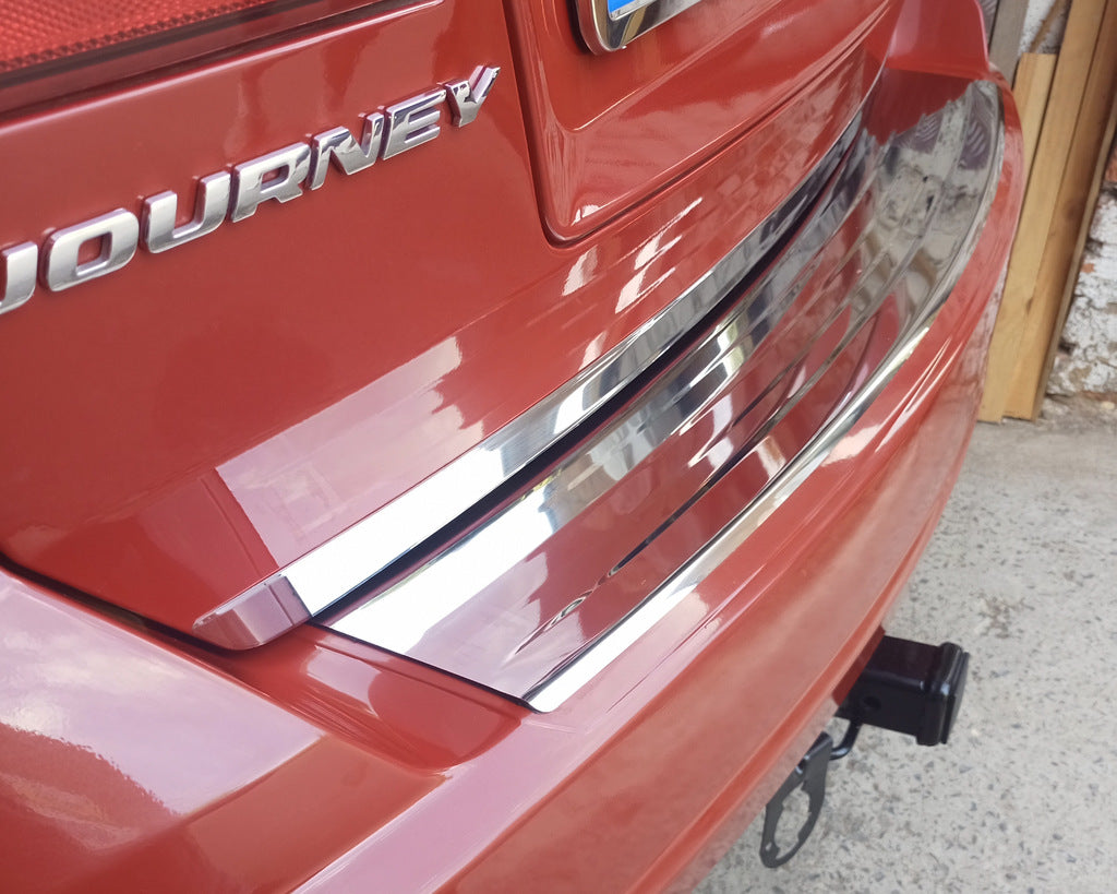 Rear Bumper Protector Carmos Stainless Steel for Dodge Journey 2008-2020 - image 5