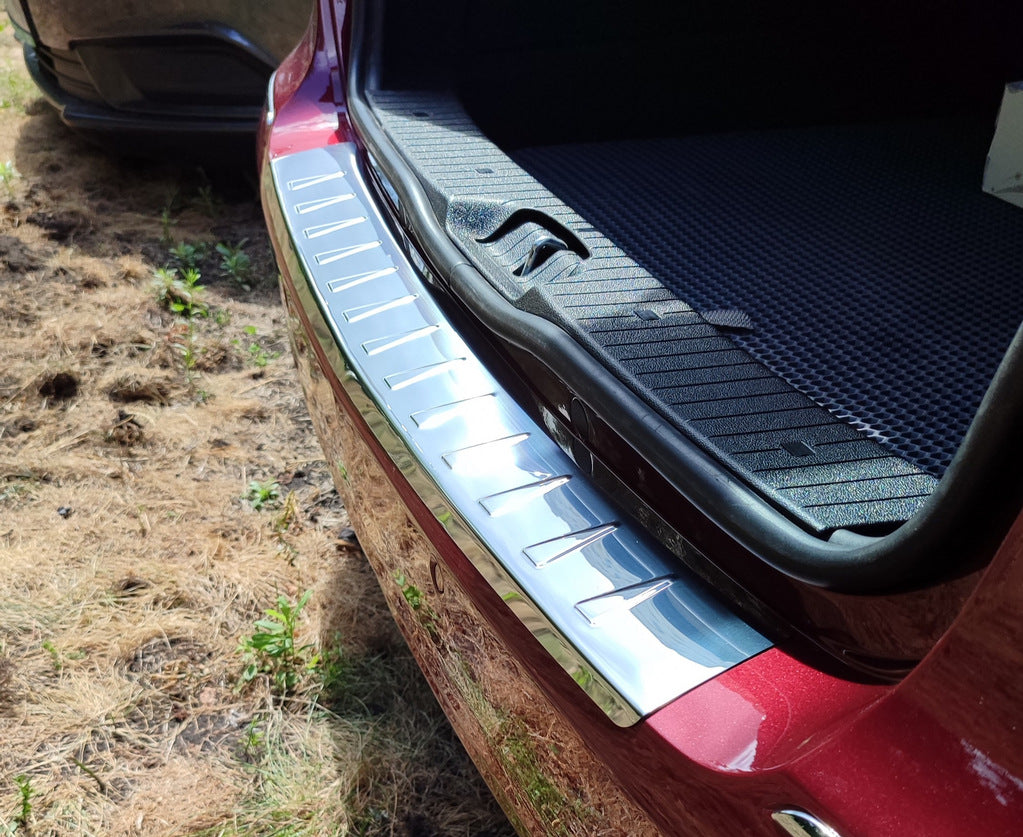 Rear Bumper Protector Carmos Stainless Steel for Mercedes A-сlass W169 2004-2012 - image 1