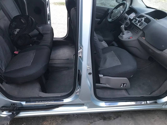 Door Sill Protectors Carmos V1 (4pcs, Stainless Steel) for Renault Kangoo 2008-2020 - image 1