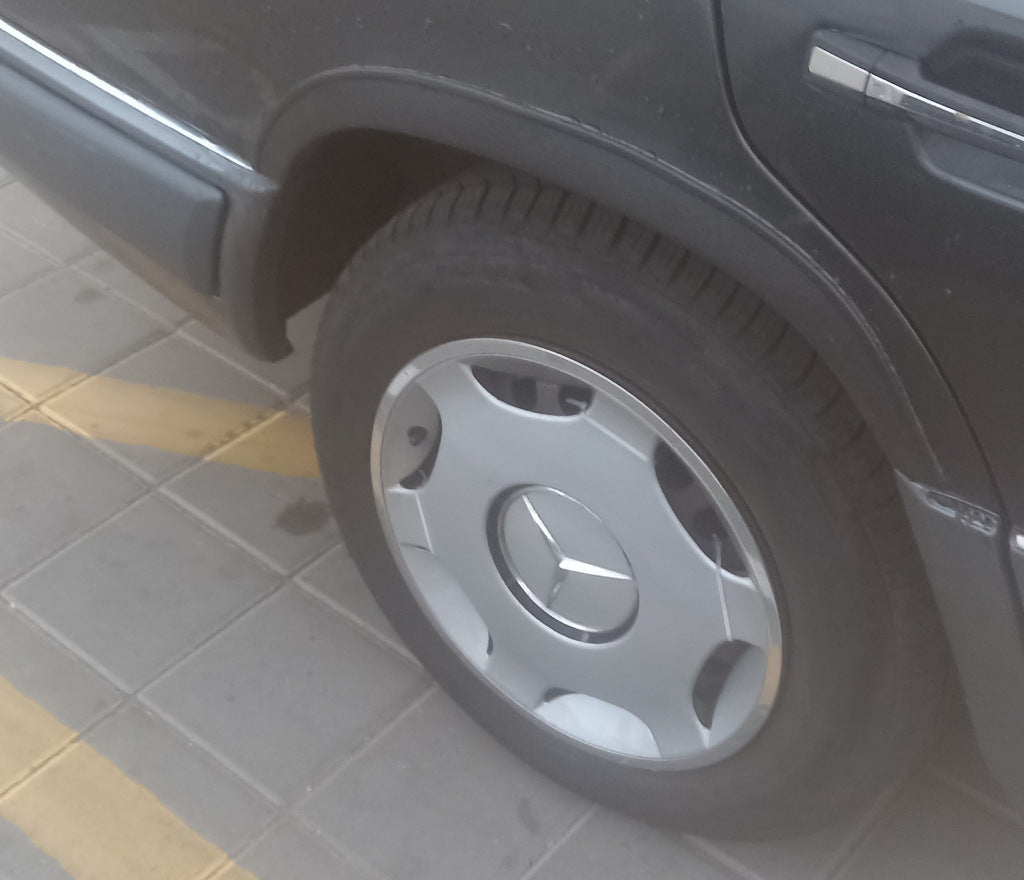 Fender flares 1989-1995 (4 pcs, black, ABS plastic) for Mercedes E-сlass W124 1984-1997 - image 1