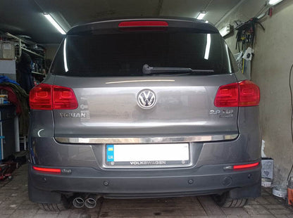 Trunk edge (stainless steel) for Volkswagen Tiguan 2007-2016 - Reelken Auto