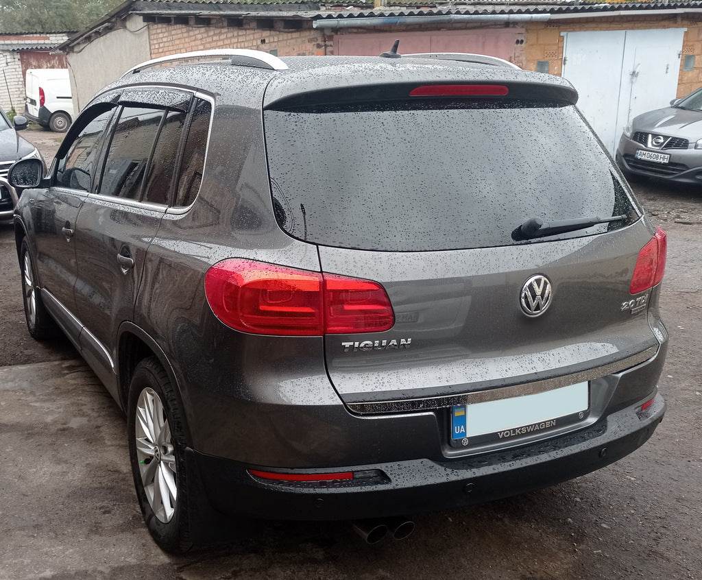 Trunk edge (stainless steel) for Volkswagen Tiguan 2007-2016 - Reelken Auto