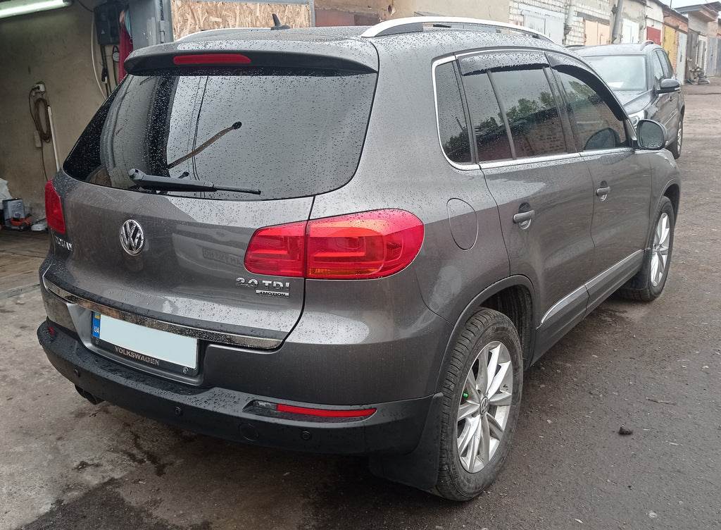 Trunk edge (stainless steel) for Volkswagen Tiguan 2007-2016 - Reelken Auto