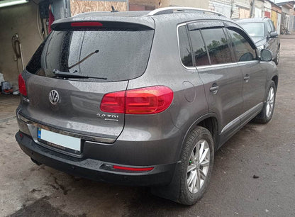 Trunk edge (stainless steel) for Volkswagen Tiguan 2007-2016 - Reelken Auto