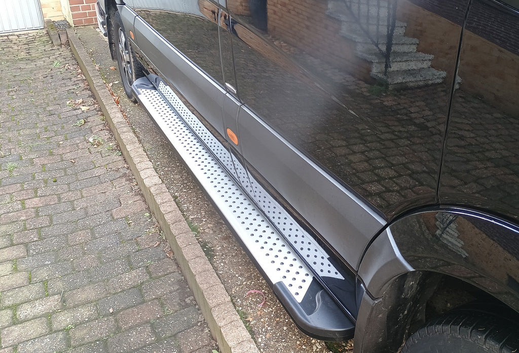 Side Steps Allmond Grey (2 pcs, Aluminum) for Mercedes Sprinter W906 2006-2018 - image 5