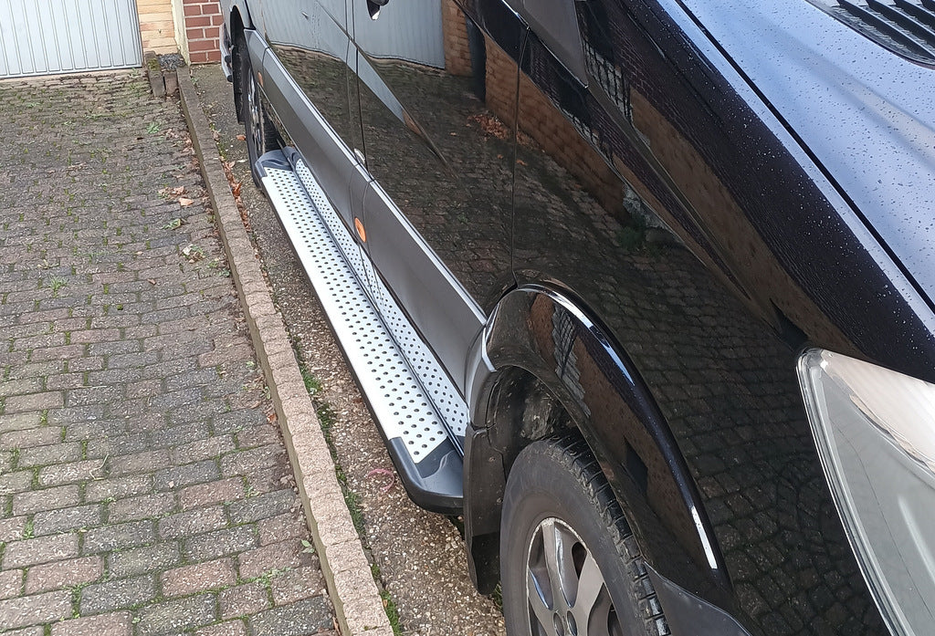 Side sills Allmond Grey (2 EA., alum.) for Mercedes Sprinter W906 2006-2018 - image 3