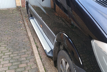 Side sills Allmond Grey (2 EA., alum.) for Mercedes Sprinter W906 2006-2018 - image 3