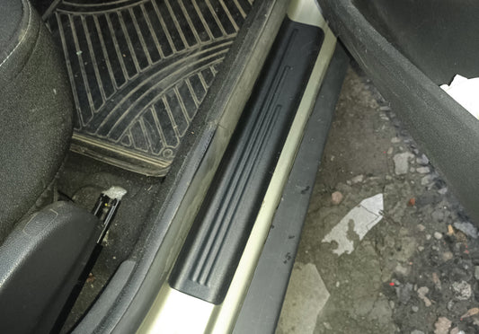 Interior door sill protectors EuroCap (4 pcs, ABS) for Renault Duster 2008-2017 - image 1