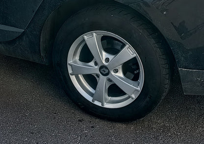 Black wheel center caps ren60tur-bl (59mm to 55mm, set of 4) for Renault - image 4