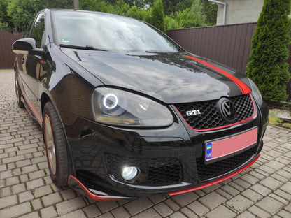 Front Lip DPT V-2 (for GTI, Gloss Black) for Volkswagen Golf 5 2003-2009 - image 4