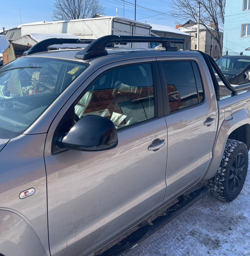 Black Shark Roof Rails (with Crossbars) for Volkswagen Amarok 2010-2022 - image 7