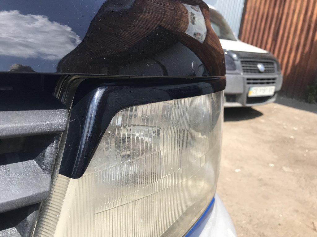 Headlight eyebrows (black) for Mercedes Vito W638 1996-2003 - image 5