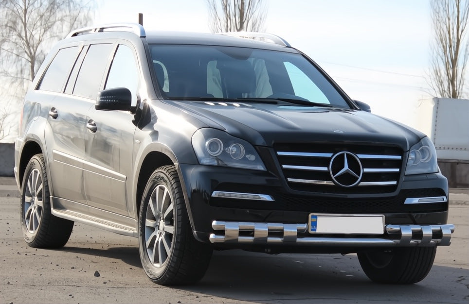 Front Bar ST015 (Stainless Steel) for Mercedes GL сlass X164 2006-2012 - image 3