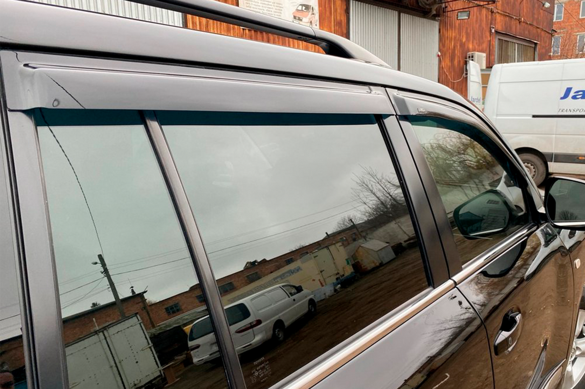 Window Deflectors 8 cm (4 pcs, HIC) for Lexus LX570/450d 2008-2022 - image 16