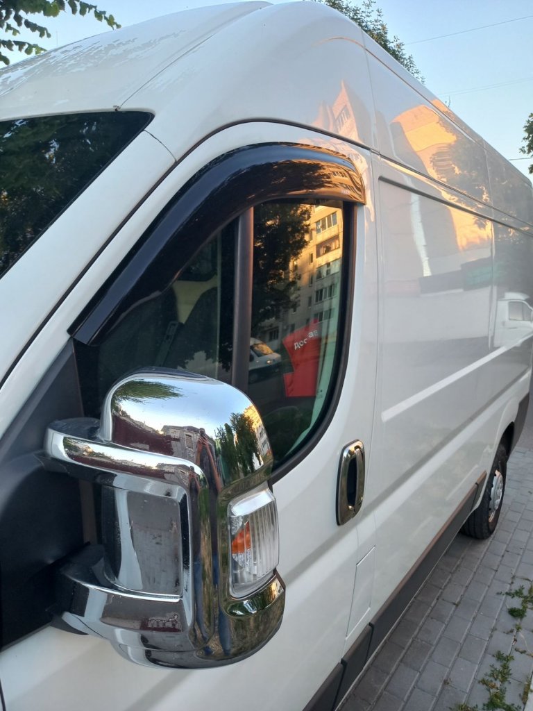 Window Deflectors (2 pcs, Niken) for Opel Movano 2021- - image 1