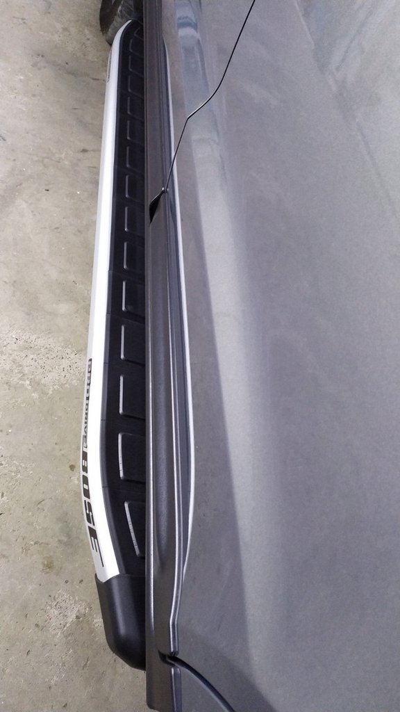 Side Steps Fullmond (2 pcs, aluminum) for Hyundai Santa Fe 2 2006-2012 - image 2