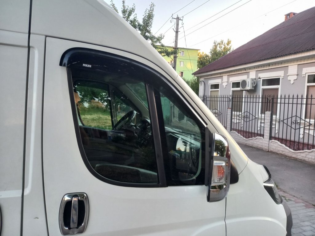 Window Deflectors (2 pcs, Niken) for Fiat Ducato 2006-2025 - image 2