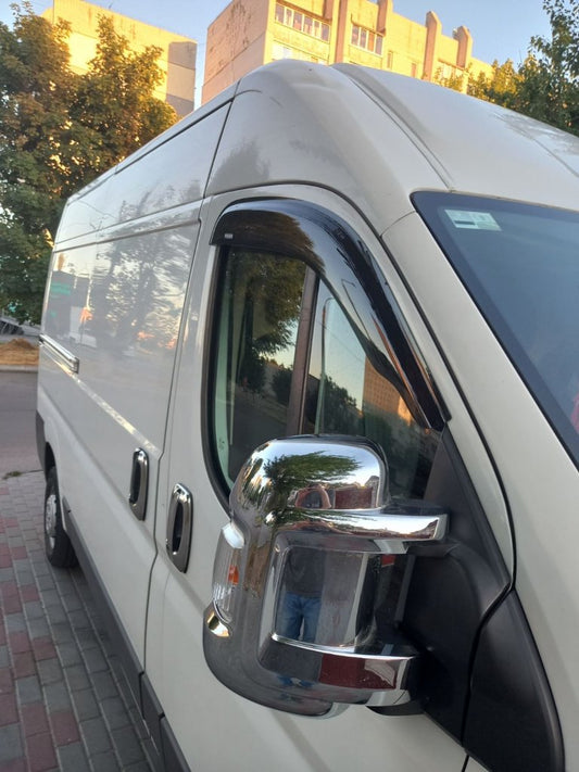 Window Deflectors (2 pcs, Niken) for Fiat Ducato 2006-2025 - image 1