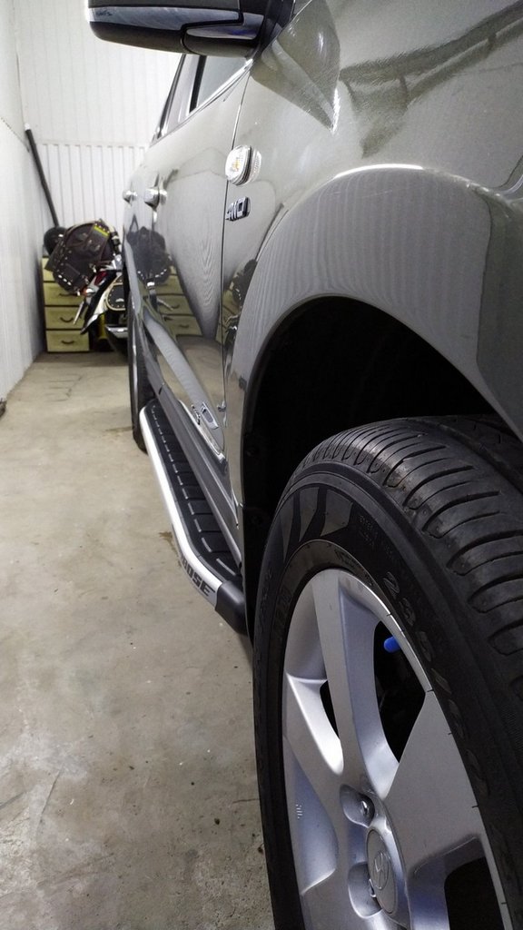 Side Steps Fullmond (2 pcs, aluminum) for Hyundai Santa Fe 2 2006-2012 - image 3