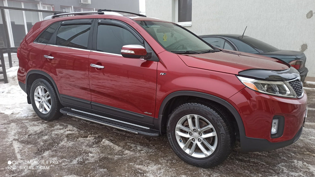 Side Steps Bosphorus Grey (2 pcs, Aluminum) for Kia Sorento II XM 2009-2014 - image 7